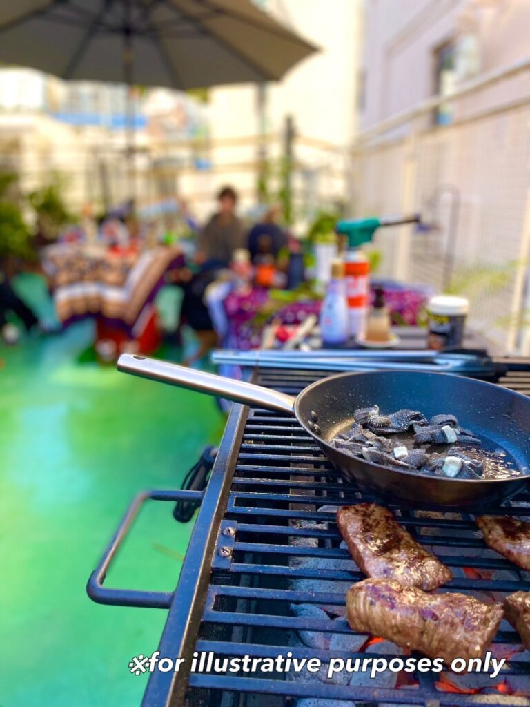 Rooftop party - for illustrative purposes only