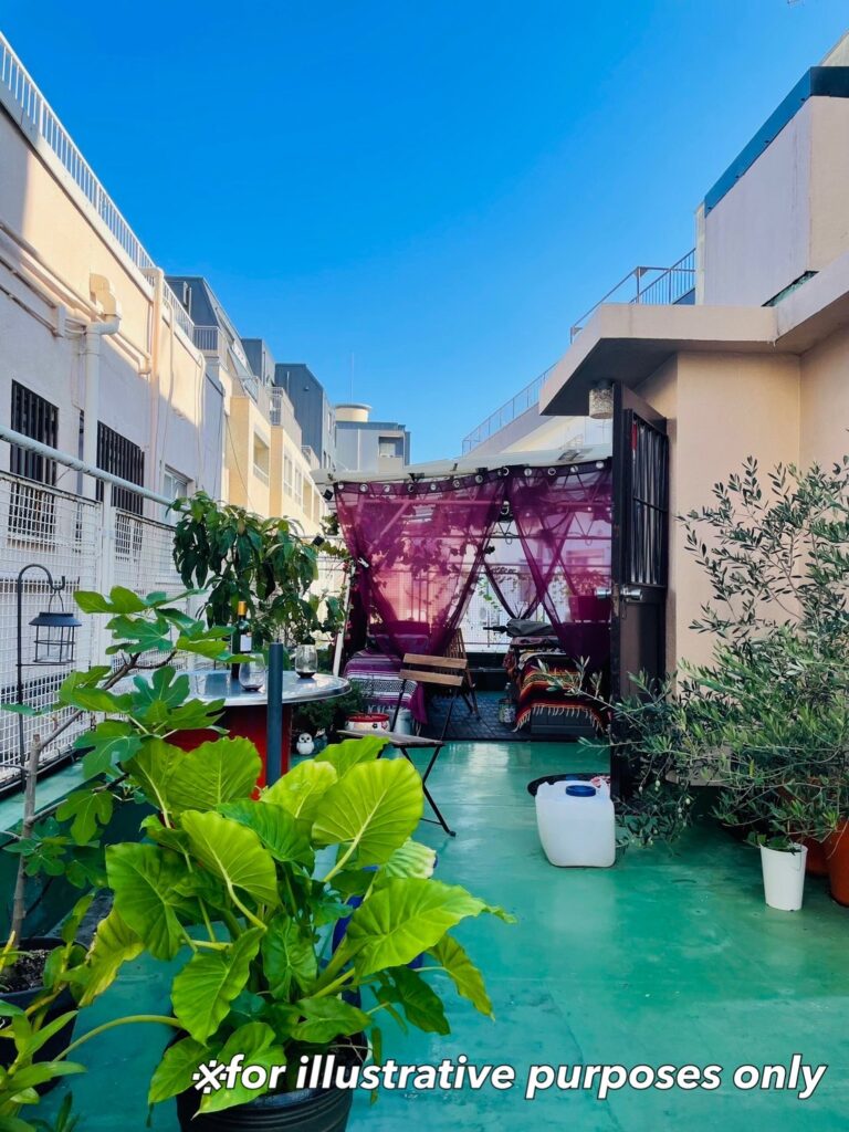 Rooftop party - for illustrative purposes only