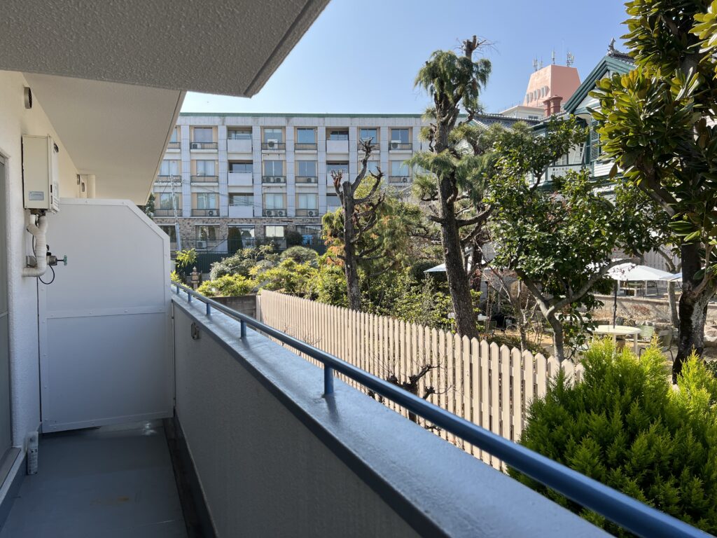 View from the balcony